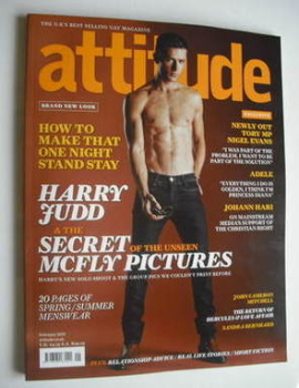 Attitude magazine - Harry Judd cover (February 2011)