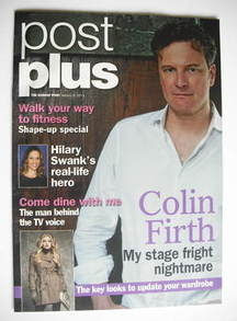 Post Plus magazine - Colin Firth cover (9 January 2011)