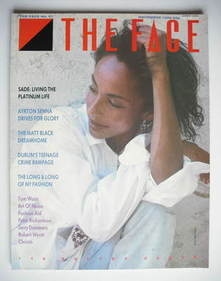 The Face magazine - Sade cover (November 1985 - Issue 67)