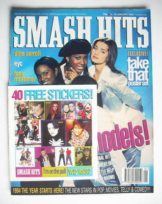 Smash Hits magazine - Eternal cover (5-18 January 1994)