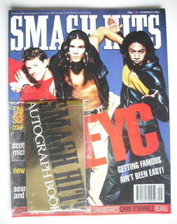 Smash Hits magazine - EYC cover (2-15 March 1994)
