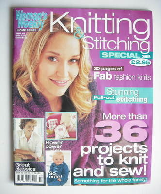 Woman's Weekly magazine - Knitting and Stitching Special (October 2005)