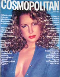 <!--1977-02-->Cosmopolitan magazine (February 1977 - Sarah Langenfeld cover