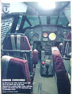 Weekend Telegraph magazine - Concord's Cockpit cover (10 February 1967)