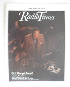 Radio Times magazine - Peter Watson cover (3-9 March 1984)