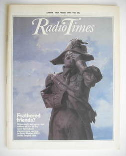 Radio Times magazine - Feathered Friends cover (18-24 February 1984)