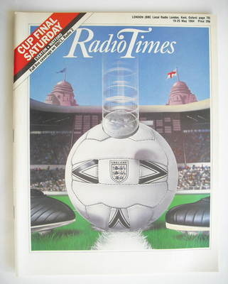 Radio Times magazine - Cup Final cover (19-25 May 1984)