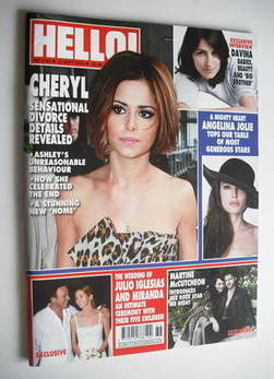 Hello! magazine - Cheryl Cole cover (13 September 2010 - Issue 1140)