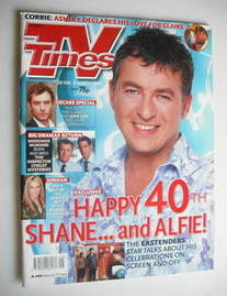 TV Times magazine - Shane Richie cover (28 February - 5 March 2004)