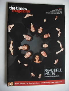 <!--2003-03-22-->The Times magazine - Beautiful Minds cover (22 March 2003)