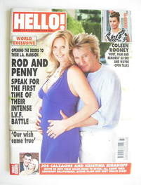 Hello! magazine - Rod Stewart and Penny Lancaster cover (20 September 2010 - Issue 1141)