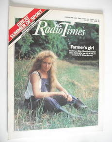 Radio Times magazine - Cheryl Campbell cover (7-13 July 1984)