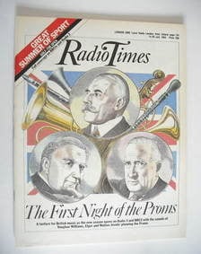 Radio Times magazine - The First Night of the Proms cover (14-20 July 1984)