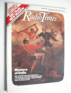 Radio Times magazine - Masters of India cover (29 September - 5 October 1984)