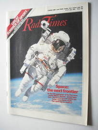 Radio Times magazine - Space cover (21-27 July 1984)