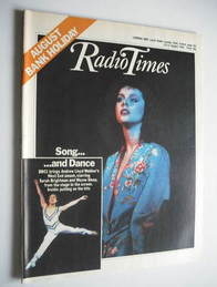 Radio Times magazine - Sarah Brightman and Wayne Sleep cover (25-31 August 1984)