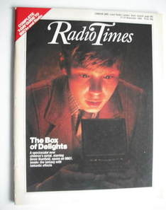Radio Times magazine - Devin Stanfield cover (17-23 November 1984)
