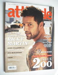 Attitude magazine - Ricky Martin cover (January 2011)