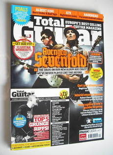 Total Guitar magazine - Avenged Sevenfold cover (September 2010)