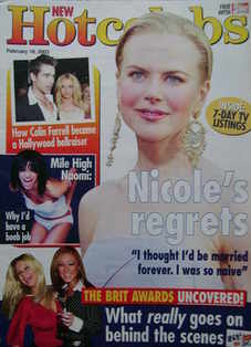 Hot Celebs magazine - Nicole Kidman cover (16 February 2003)