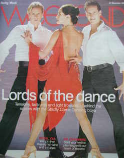 Weekend magazine - Matthew Cutler and Brendan Cole cover (24 November 2007)