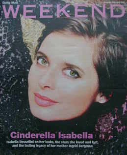 Weekend magazine - Isabella Rossellini cover (29 April 2006)