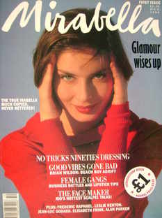 Mirabella magazine - Isabella Rossellini cover (October 1990 - Issue 1)