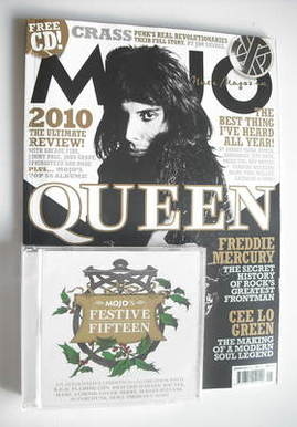 MOJO magazine - Freddie Mercury cover (January 2011 - Issue 206)