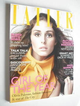 <!--2010-10-->Tatler magazine - October 2010 - Olivia Palermo cover