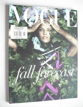 Vogue Italia magazine - June 2010 - Eva Herzigova cover