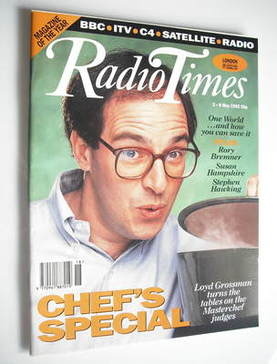 Radio Times magazine - Loyd Grossman cover (2-8 May 1992)