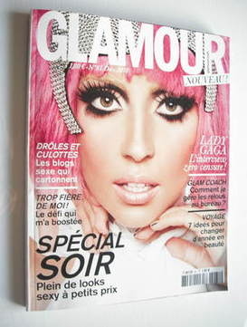 <!--2010-12-->Glamour magazine - Lady Gaga cover (December 2010 - French Ed