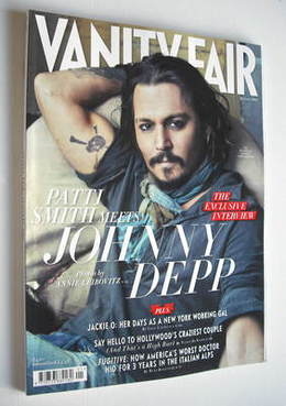 Vanity Fair magazine - Johnny Depp cover (January 2011)