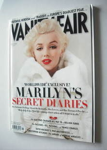 Vanity Fair magazine - Marilyn Monroe cover (November 2010)