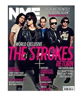 NME magazine - The Strokes cover (19 February 2011)