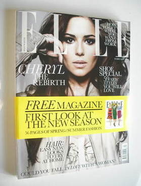 British Elle magazine - February 2011 - Cheryl Cole cover