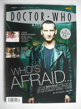 <!--2005-06-22-->Doctor Who magazine - Christopher Eccleston cover (22 June