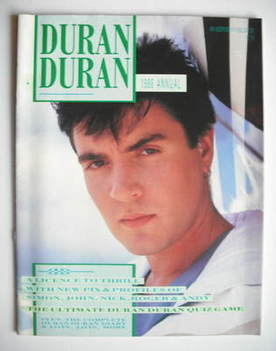 Duran Duran magazine - 1986 Annual - Simon Le Bon cover