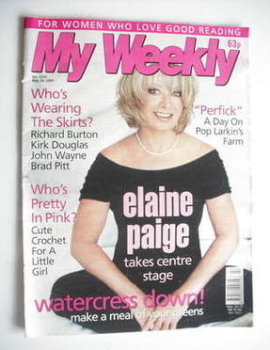 My Weekly magazine (29 May 2004 - Elaine Paige cover)