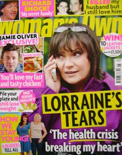 <!--2011-02-07-->Woman's Own magazine - 7 February 2011 - Lorraine Kelly co