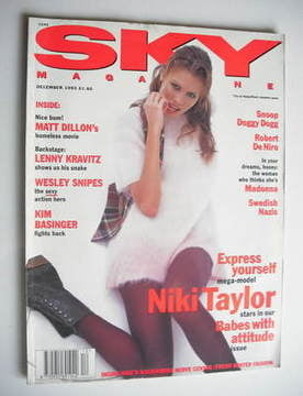 Sky magazine - Niki Taylor cover (December 1993)