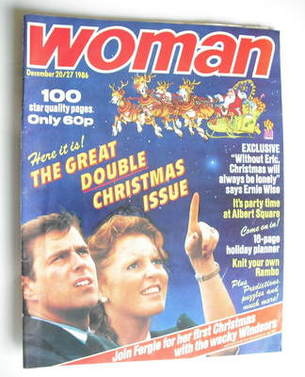 <!--1986-12-20-->Woman magazine - Christmas Issue (20-27 December 1986)