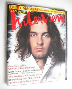 Interview magazine - October 1998 - Tobey Maguire cover