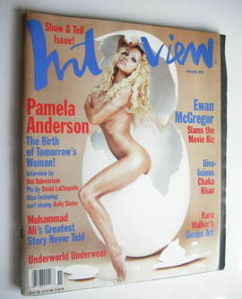 Interview magazine - November 1998 - Pamela Anderson cover