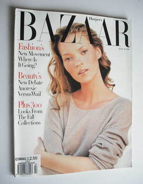Harper's Bazaar magazine - July 1993 - Kate Moss cover