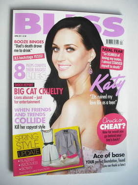 Bliss magazine - April 2011 - Katy Perry cover