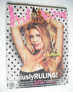 Interview magazine - September 1992 - Claudia Schiffer cover