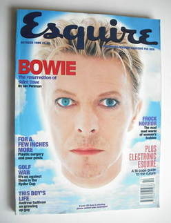 Esquire magazine - David Bowie cover (October 1995)