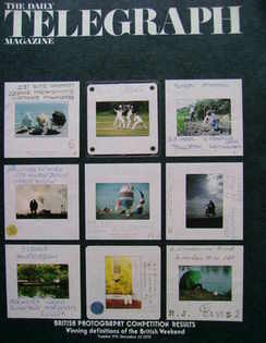 The Daily Telegraph magazine - British Photography Competition Results cover (12 December 1975)