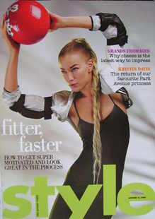 Style magazine - Fitter Faster cover (13 January 2008)